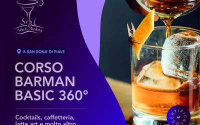 OTTOBRE / CORSO BARMAN BASIC 360° DAL 31 al 4 NOVEMBRE
