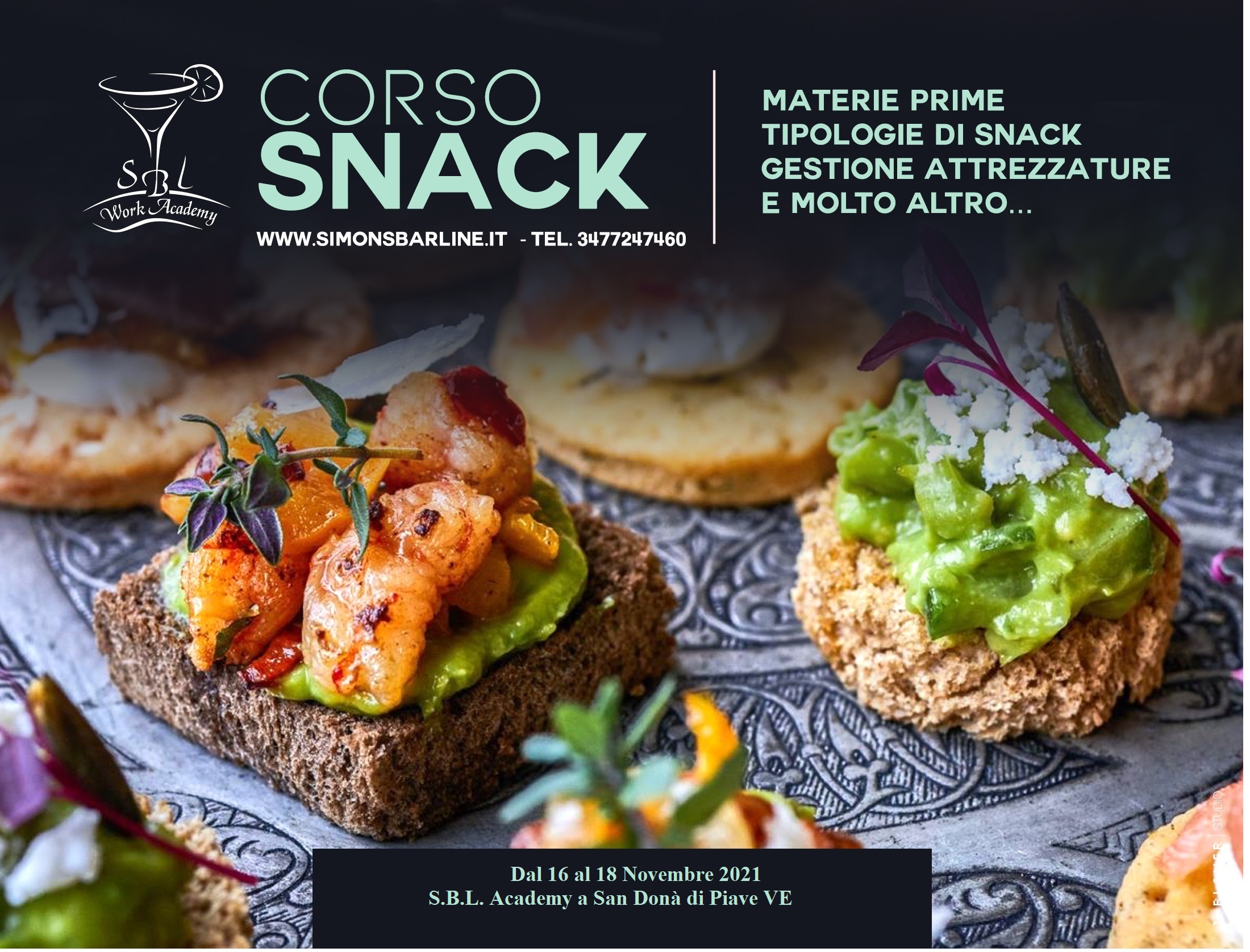 LOCANDINA SNACK 16 NOVEMBRE LOCANDINA SNACK 16 NOVEMBRE