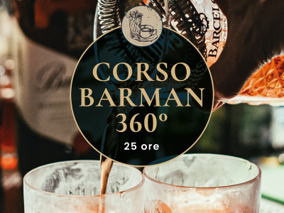 GENNAIO/ CORSO BARMAN BASIC 360° DAL 30 al 3 FEBBRAIO